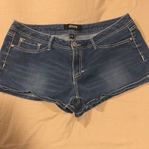 Blue Jean Rewash mini shorts